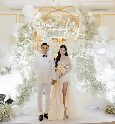 Trang trí gia tiên có bóng nổ | Sola Wedding