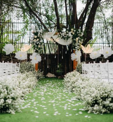 Trang trí tiệc cưới tại Hidden Mansions Phường An Phú Đông