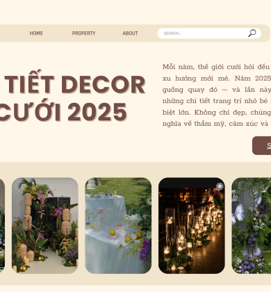 XU HƯỚNG TRANG TRÍ TIỆC CƯỚI 2025: TẠI SAO NHỮNG CHI TIẾT NÀY ĐƯỢC CÁC CẶP ĐÔI SĂN LÙNG?