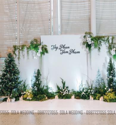 Trang trí tiệc cưới tại nhà hàng White Palace Phạm Văn Đồng