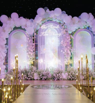 Trang tr&iacute; tiệc cưới tại phường B&igrave;nh Ti&ecirc;n