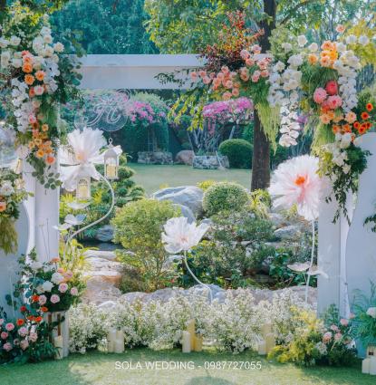Trang Trí Tiệc Cưới Ngoài Trời 
